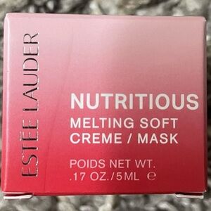 NEW Estee Lauder Nutritious Melting Soft Creme/Mask .17 ounce